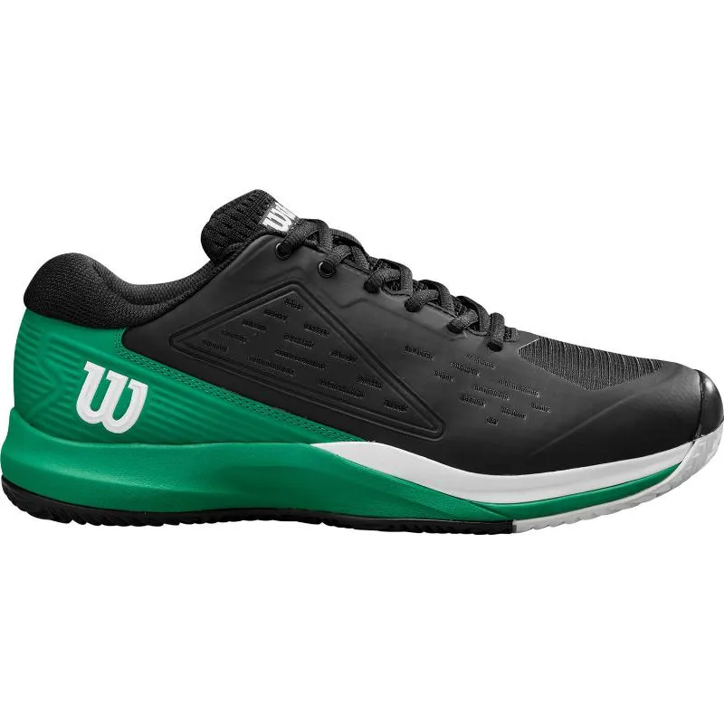 Tênis Wilson Rush Pro Ace Clay Preto Verde Branco