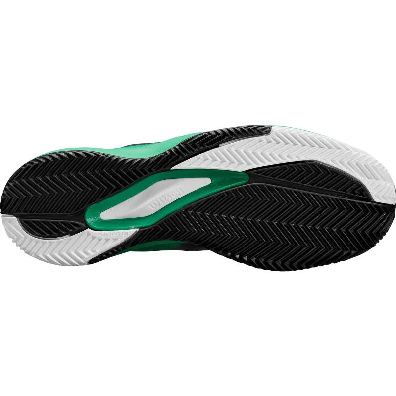 Tênis Wilson Rush Pro Ace Clay Preto Verde Branco