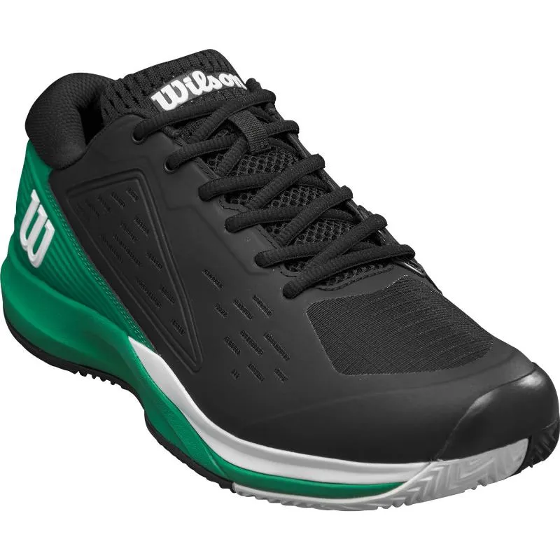 Tênis Wilson Rush Pro Ace Clay Preto Verde Branco