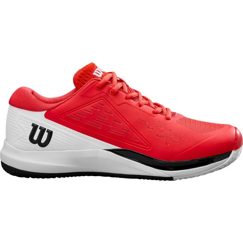 Tênis Wilson Rush Pro Ace Clay Vermelho Branco Preto