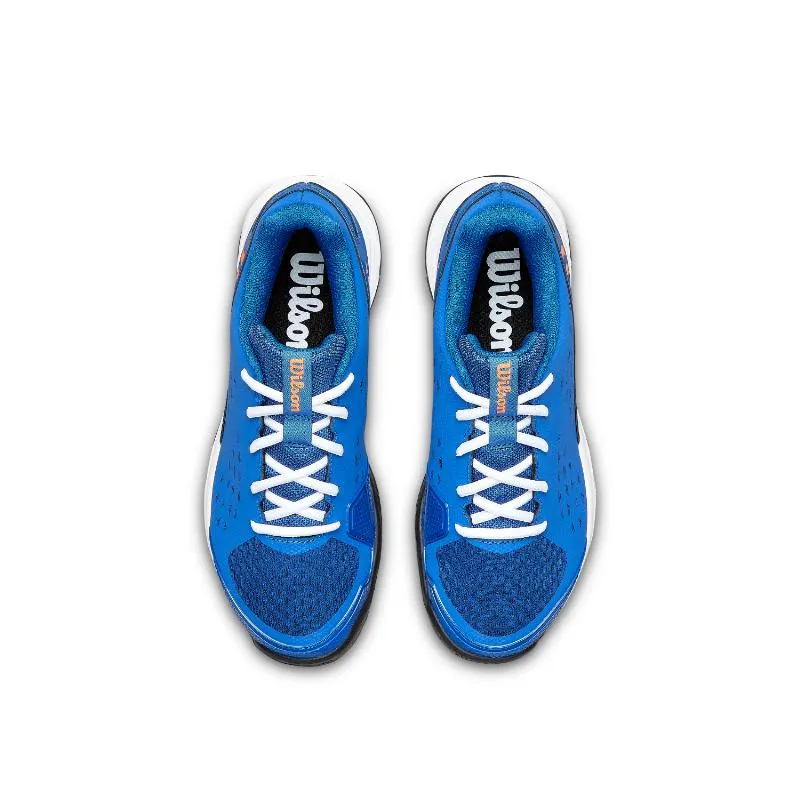 Tênis Júnior Wilson Rush Pro L Azul Laranja