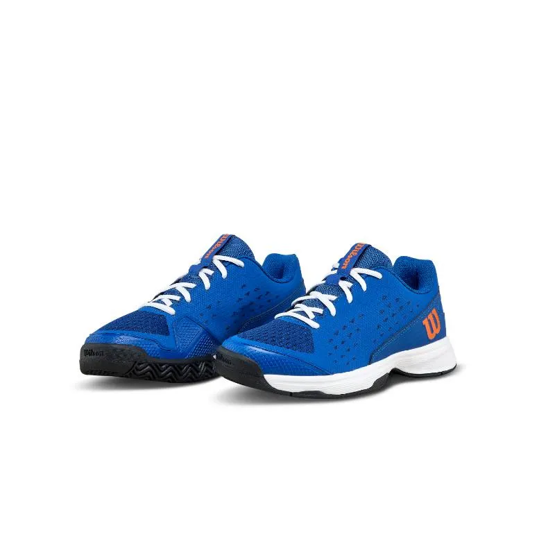 Tênis Júnior Wilson Rush Pro L Azul Laranja