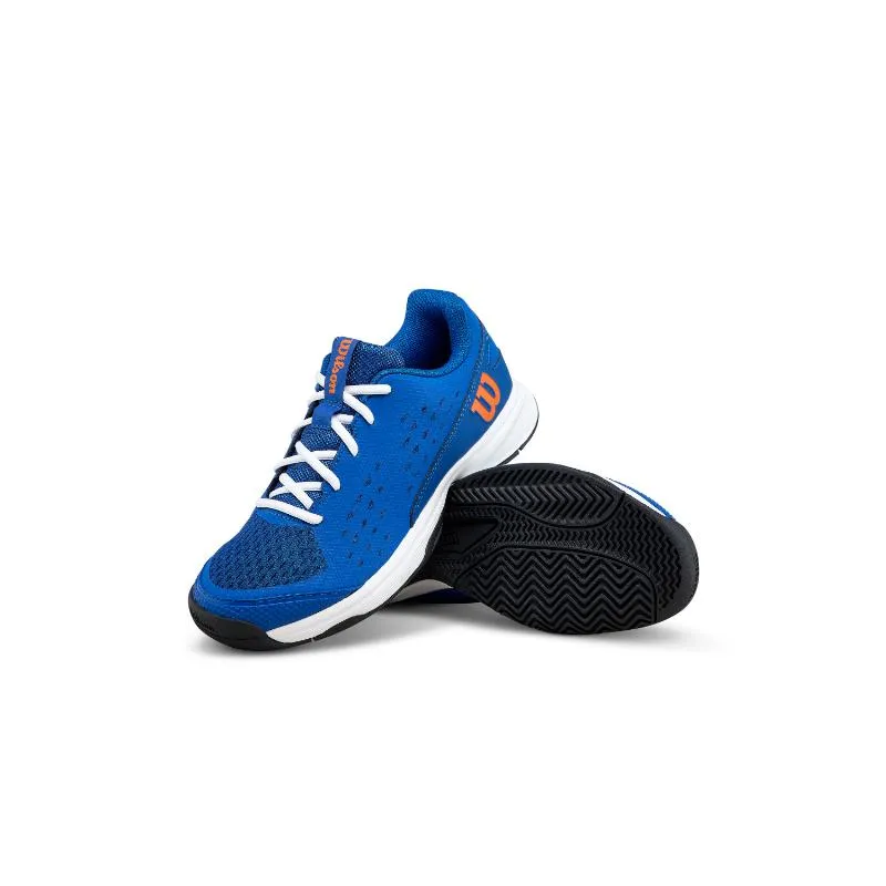 Tênis Júnior Wilson Rush Pro L Azul Laranja