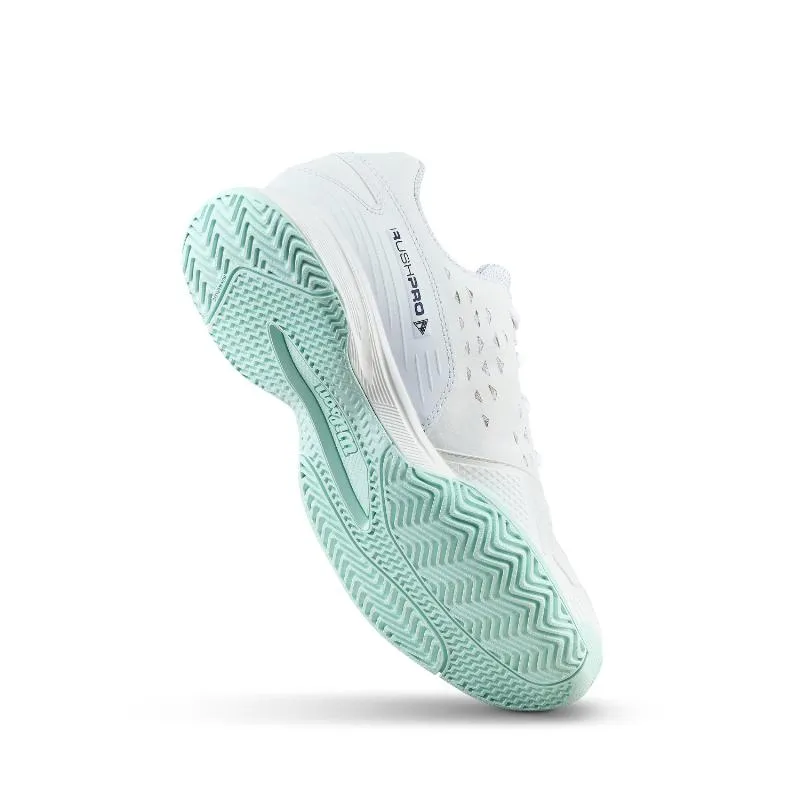 Tênis Wilson Rush Pro L Branco Aquamarinha Júnior