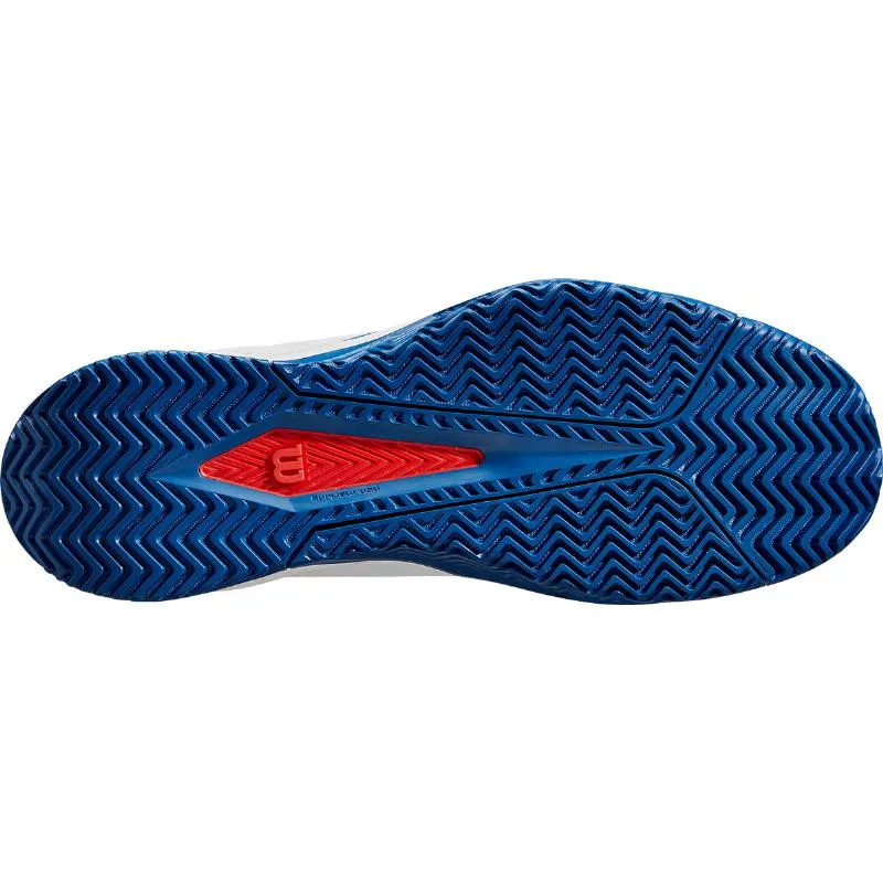 Tênis Wilson Rush Pro Lite Branco Azul Vermelho