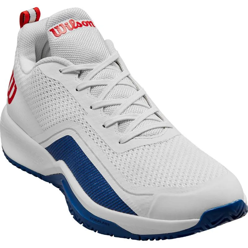 Tênis Wilson Rush Pro Lite Branco Azul Vermelho