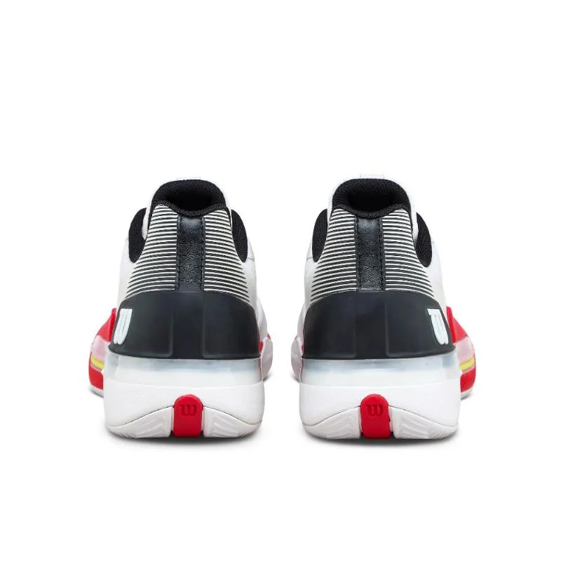Tênis Wilson Rush Tour 5 Clay White Preto Preto Vermelho