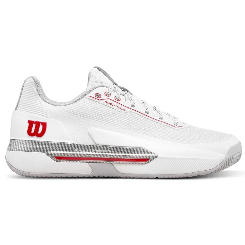 Wilson Rush Tour 5 CTC White Red Sneakers