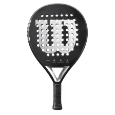 Raquete de padel Wilson Elevate em preto e prateado