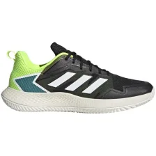 Zapatilla Adidas Defiant Speed en negro, blanco y flúor