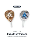 Nuevas palas Alacrán: Dune Pro y Venom, potencia y control Made in Spain