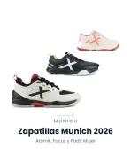 ¿Atomik, Focus o PadX Mujer? Qué zapatilla Munich de pádel te conviene