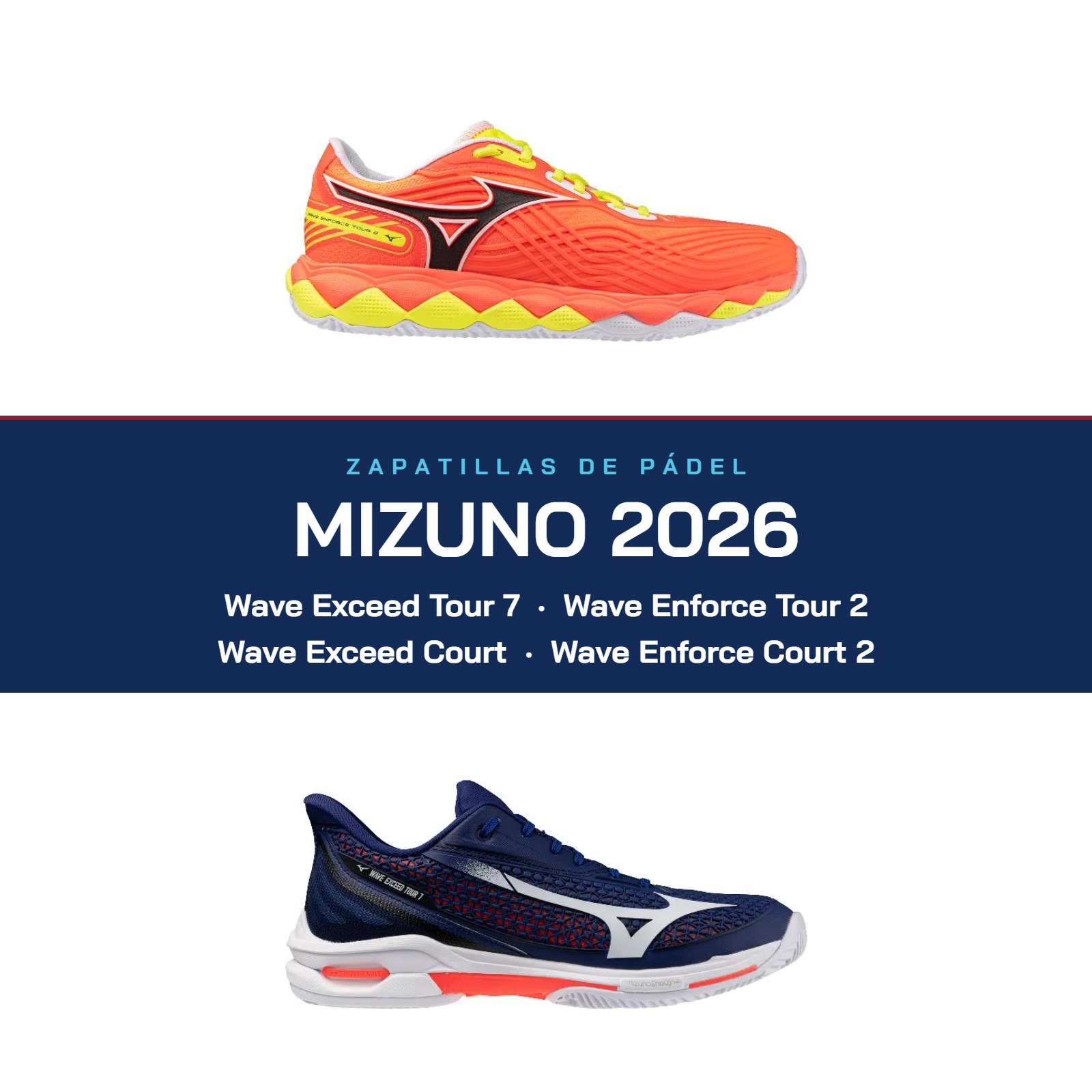 Mizuno padel shoes 2026: the full Wave range, from speed to stability