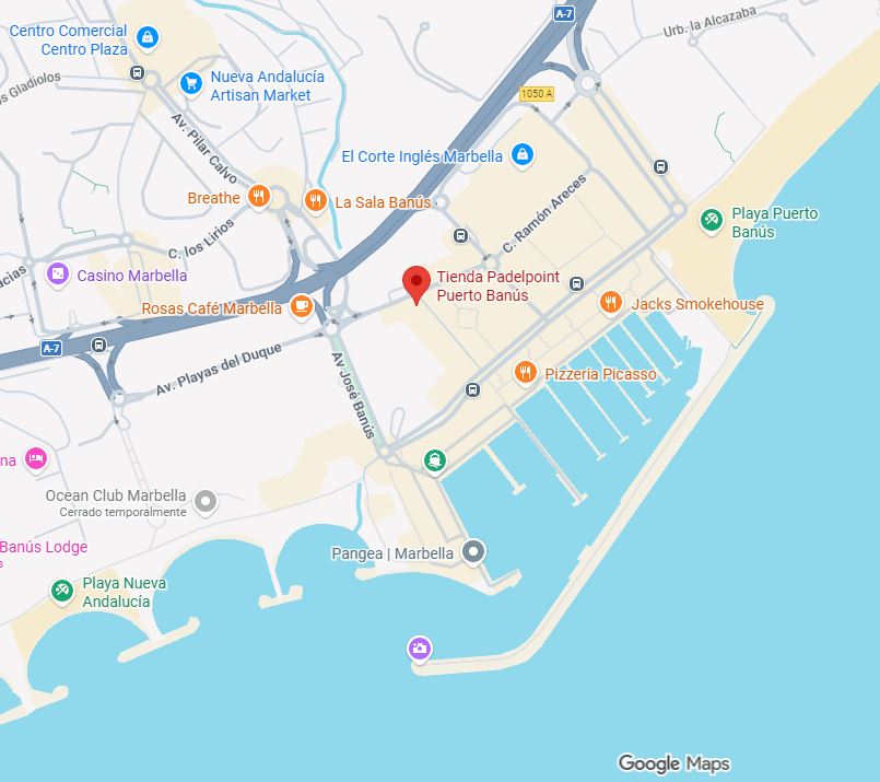 New TiendaPadelPoint store in Puerto Banús, Marbella