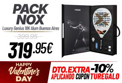 Ofertas Pádel San Valentín 2026