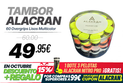 Promoción Alacrán Regalo y Descuento en Pádel