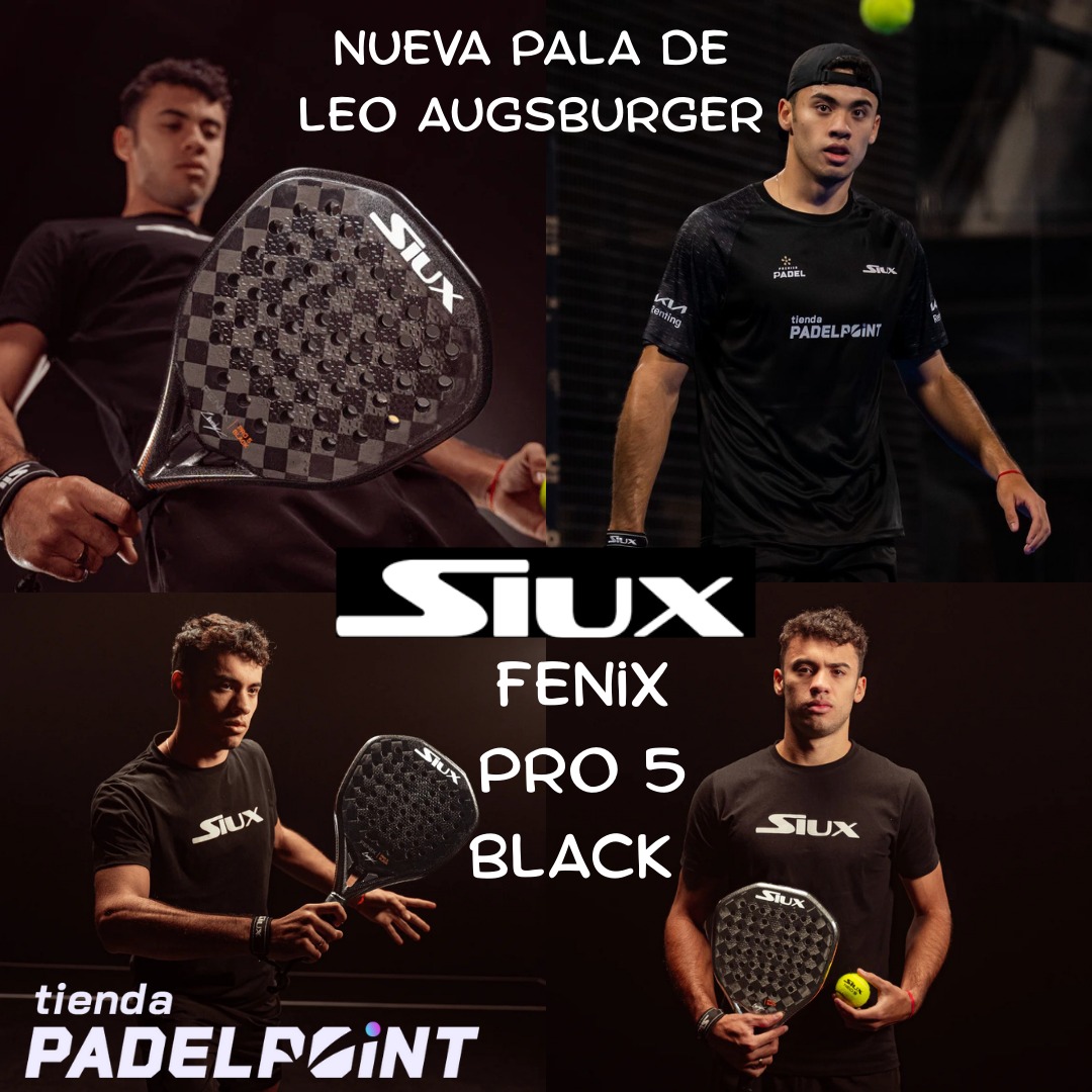 Pala de Pádel Siux Fenix Pro 5 Black