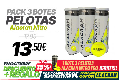 Promoción Alacrán Regalo y Descuento en Pádel