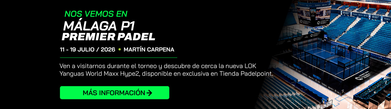 Málaga P1 Premier Padel 2026 - Tienda Padelpoint