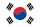 Bandera de COREA DEL SUR